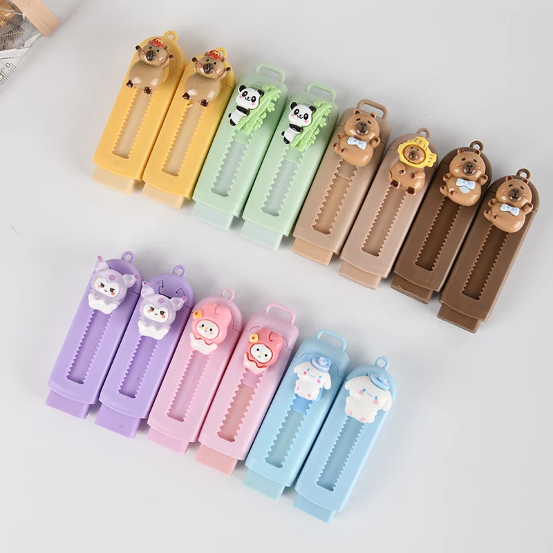 Cute Elementary School Stationery with Less Crumbs for Students sanrio items Retractable Push-Pull Eraser
