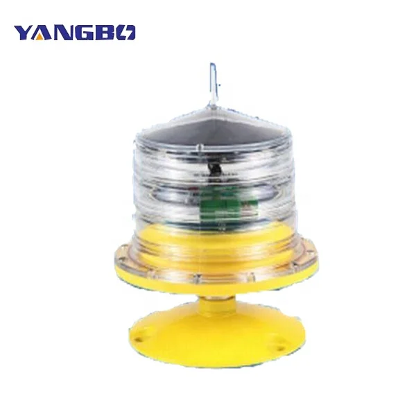 Long Pole Type Aviation Obstruction Light AC 220v White Red IP65 LED  Warning Safety Aviation Obstacle Light for Buildings