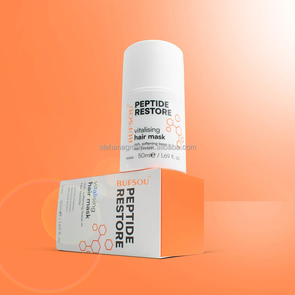 Hair Care Set Private Label Organic Jojoba Oil Peptides Collagen Hair Treatment Mask Hair Serum Oil