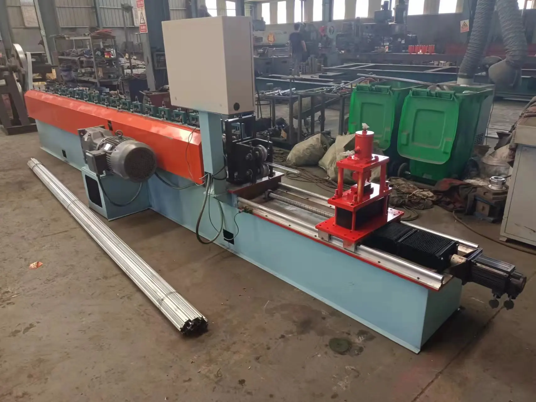 16 Manufacture High Quality Automatic C Slotted Channel For Greenhouse Cold Roll Forming Machine