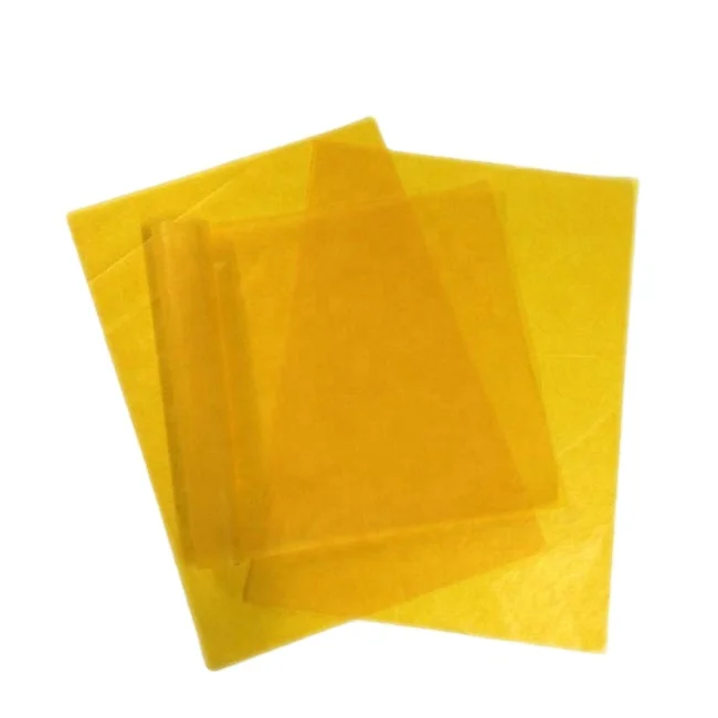 
cheap wholesale price f100% wood pulp yellow glassine paper 