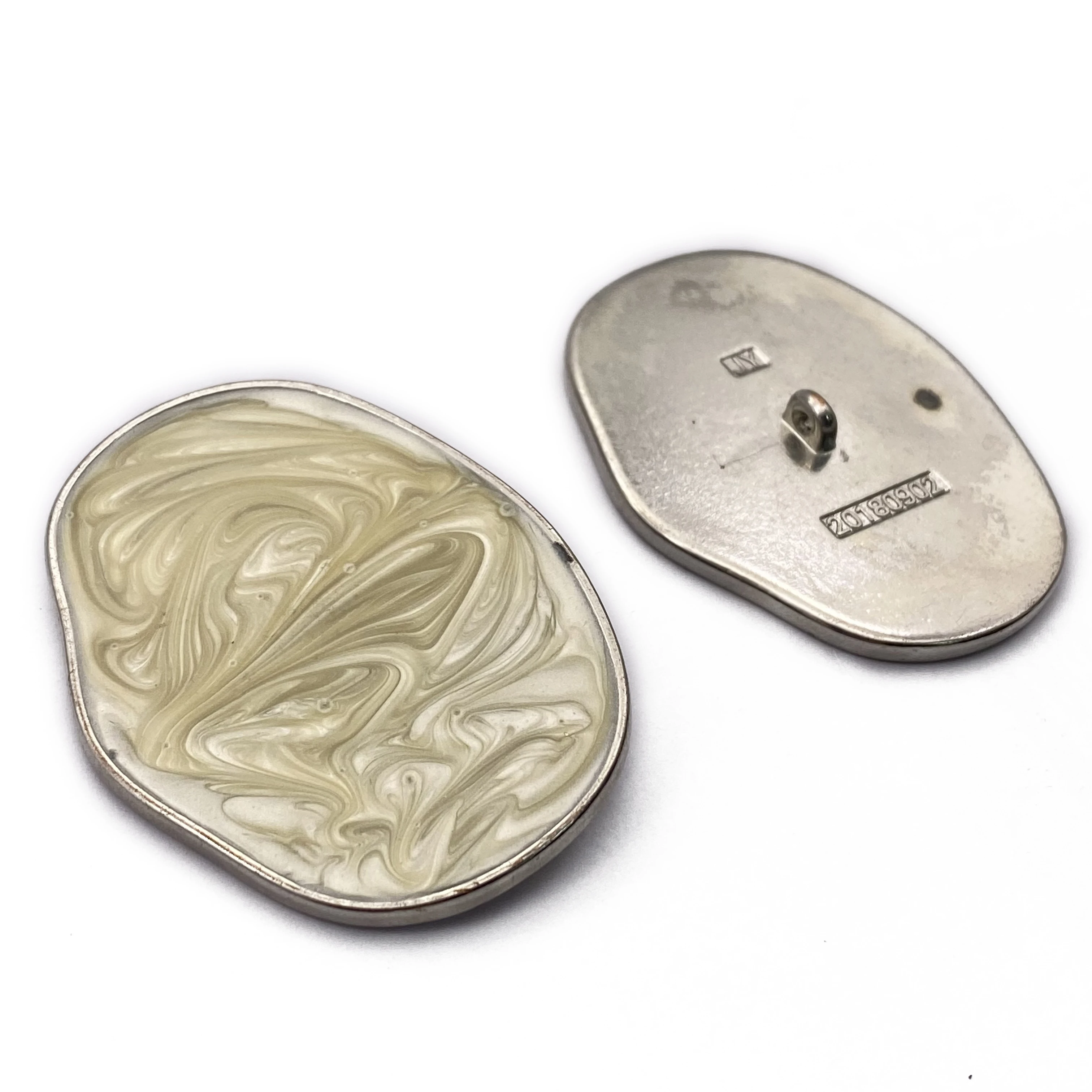New fashion Design Coat sewing buttons Special-shaped button enamel shank buttons for garment clothing