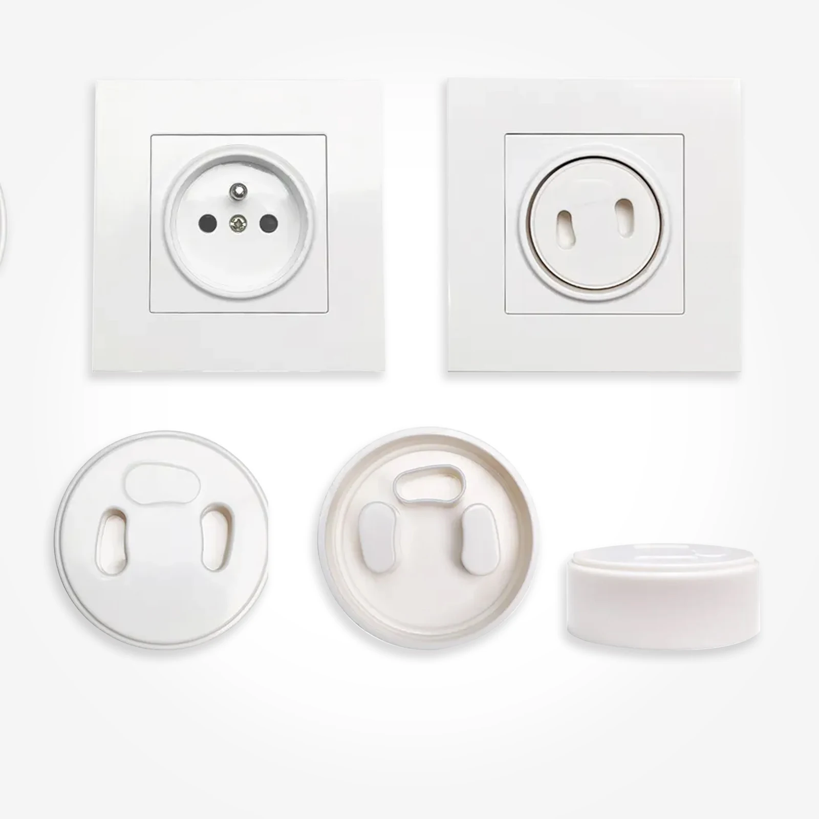 Childproof outlet plug removable Baby  safety Socket Covers French Revolutionary  Safety Kit for Electrical Socket Protection