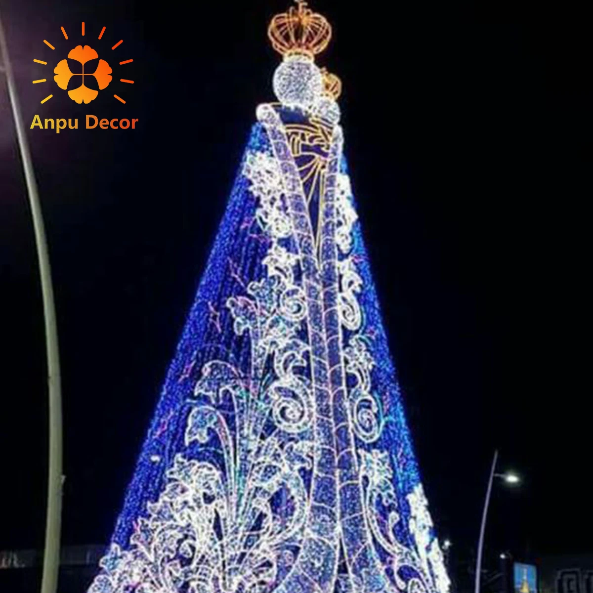 ANPU Decor Commercial Shopping Mall Creative Large Festival Street Decorative Outdoor Christmas Tree (Xmas)