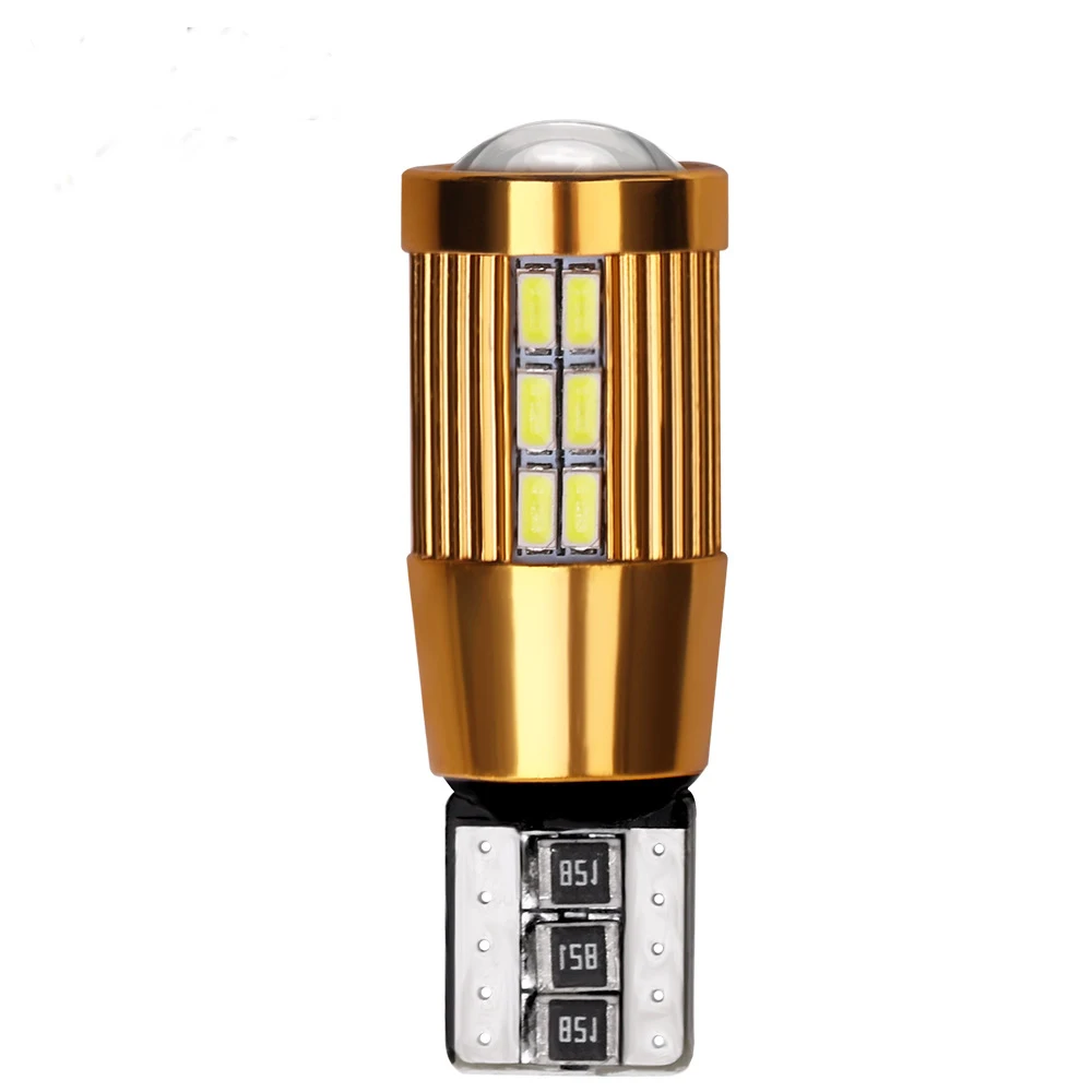 T10-3014-30SMD led interior light 6000K Auto Bulb Led Canbus T10  600Lumen