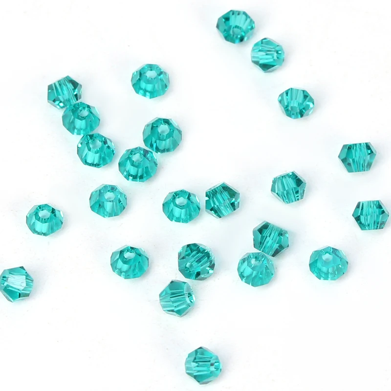 Wholesale cheap loose glass beads color transparent pointed beads crystal beads used in jewelry and clothing making