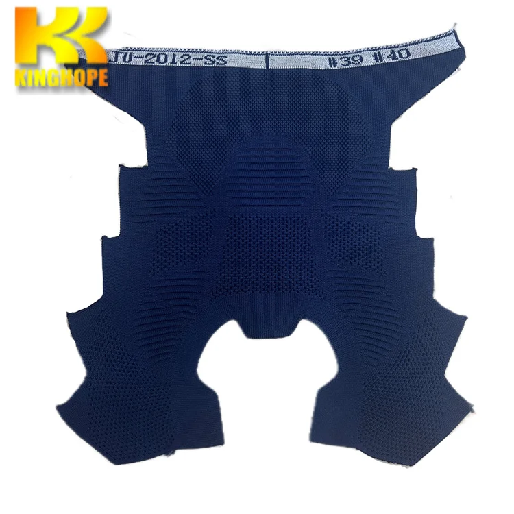 Custom Semi Finished Eco Friendly Recycled Fly Knitted  textile Sock Shoes Uppers ladies shoes upper material