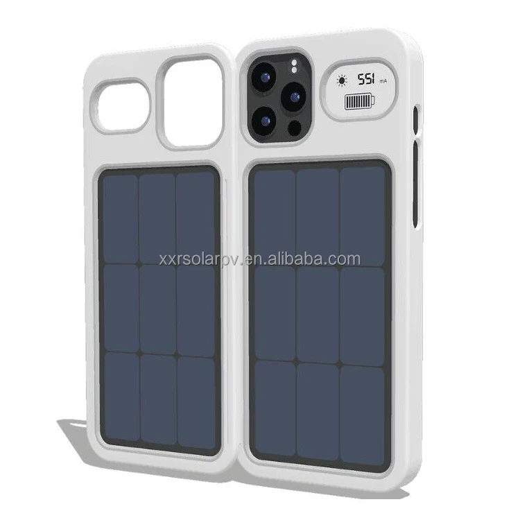 Wholesale 15*32mm IBC Mini Maxeon Monocrystalline Solar Cell Phone Case Smart Power Case with 166mm Cut Solar Cell