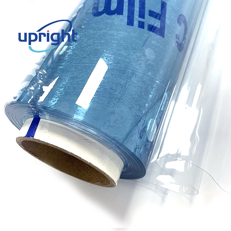 Upright China factory supply pvc transparent film in roll for household furniture cover