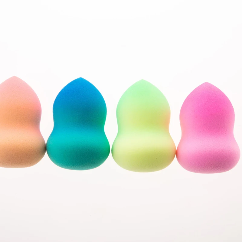 Luxury Wet And Dry Bevel Cut Dumbbell Shape Beauty Tools Large  Colorful Skin-Friendly Soft Beauty Makeup Sponge