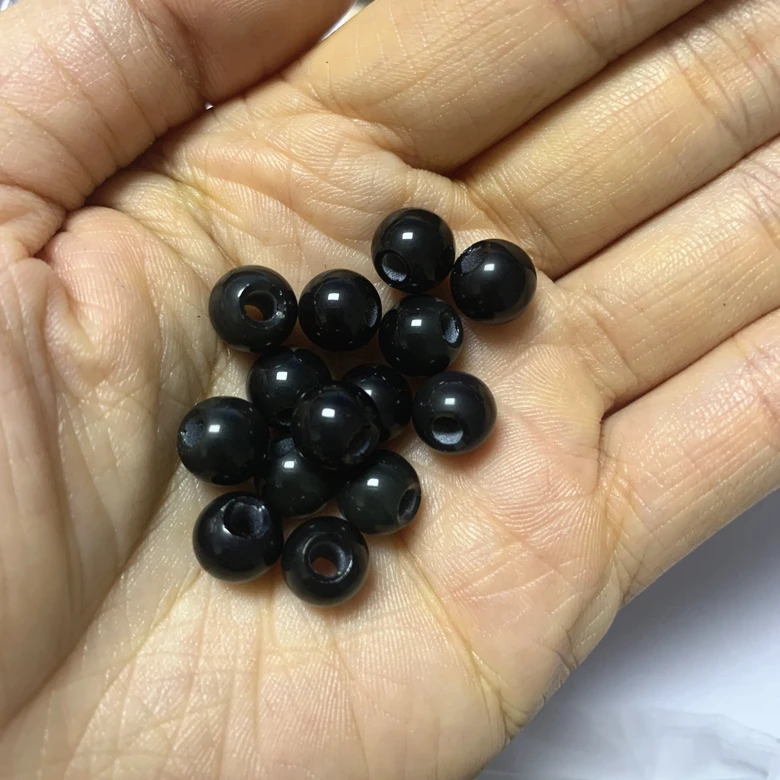 Big hole agate loose beads round stone wholesale natural gemstone loose beads for Jewelry Making  6mm 8mm 10mm 12mm