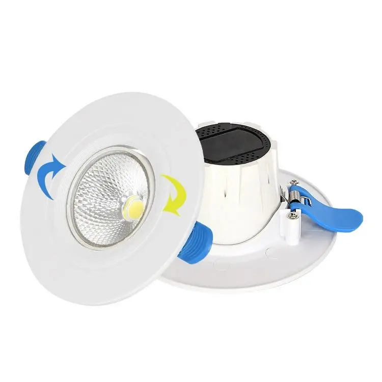 Fluctuation proof energy saving indoor hotel detachable adjustable moveable angle 5watt led down light COB