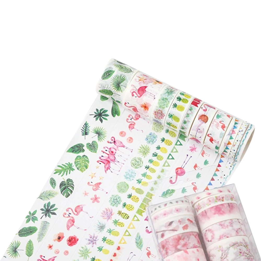 
Diy Custom and Paper Tape Creative Hand Book Stickers Decorative Tape Washi Tape Promotional Gifts 