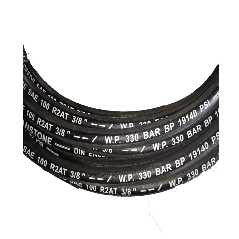 High Quality  SAE R2 steel wire braid hydraulic rubber hoses 2SN