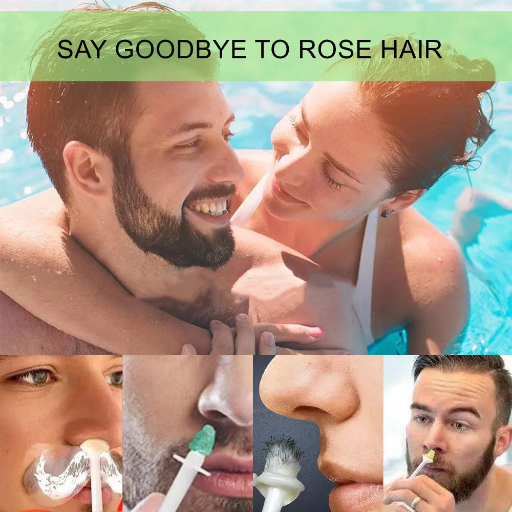 2024 Hot Selling Product Private Label Home Use Waxing Ear Nose Hair Remove Wax Sticks Kit Hair Remover Set For Men Women