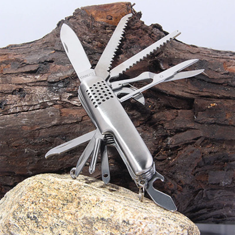 2021 Заводская поставка многофункциональный швейцарский карманный армейский нож инструмент для выживания на природе кемпинга