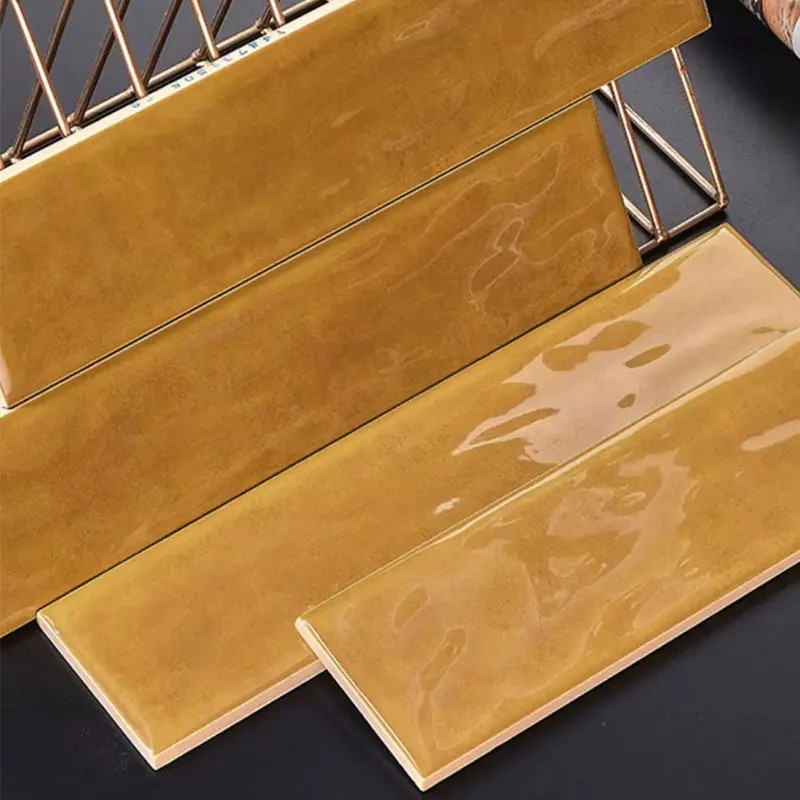 Nordic Morandi macaron small white brick bathroom kitchen bar bread brick full ceramic wall tile