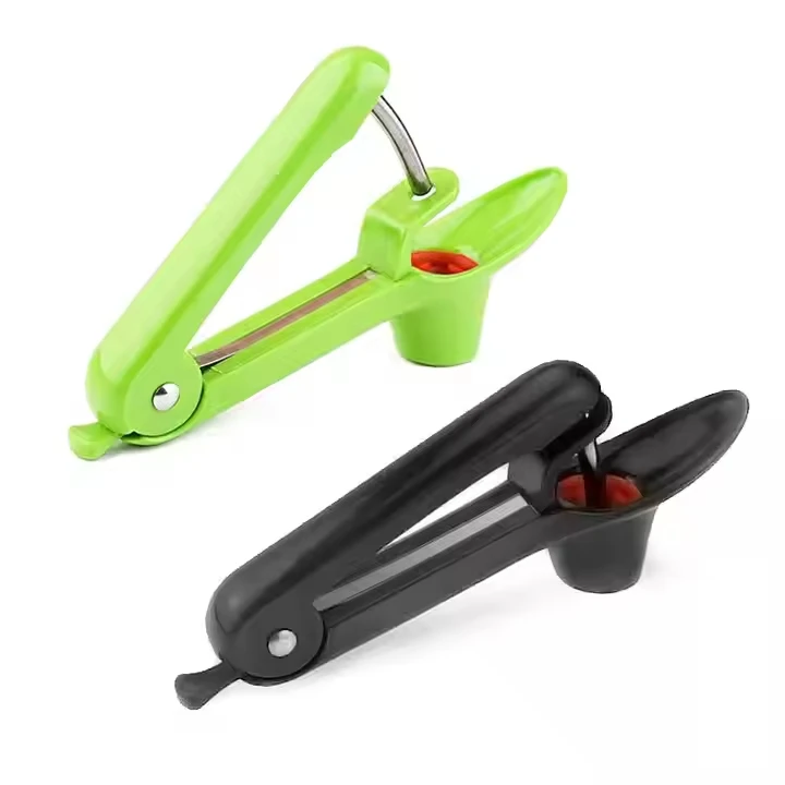 Olive Seed Remover Tool with Space-Saving Lock Design Cherry Pit Remove Machine