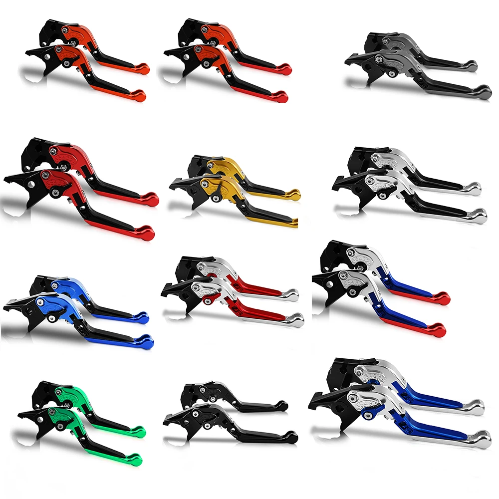 Motorcycle Accessories CNC Aluminum Foldable Extendable Motorcycle Brake Clutch Lever for Yamaha YZF R1 2004-2008 2004 2006 2007