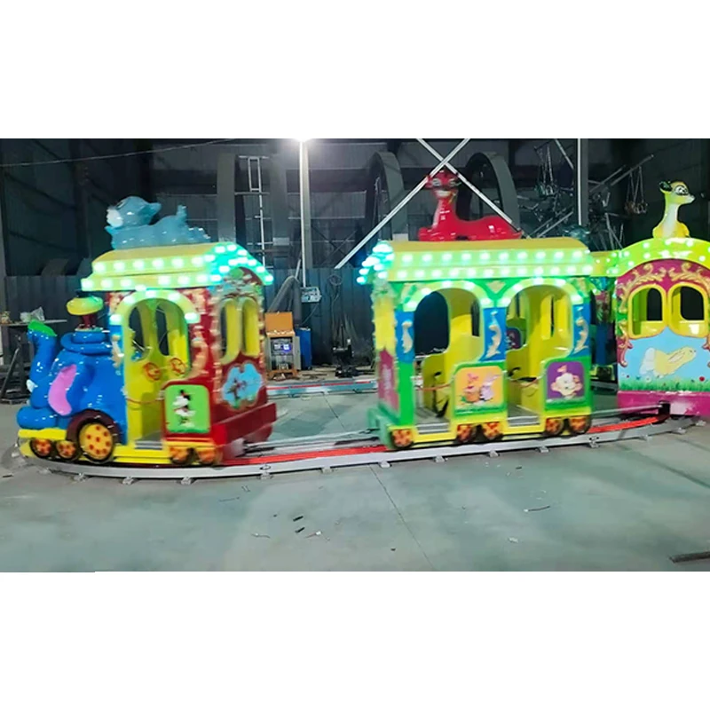Factory New Product Kids Amusement Park Rides Tourist Attraction Track Train for Sale