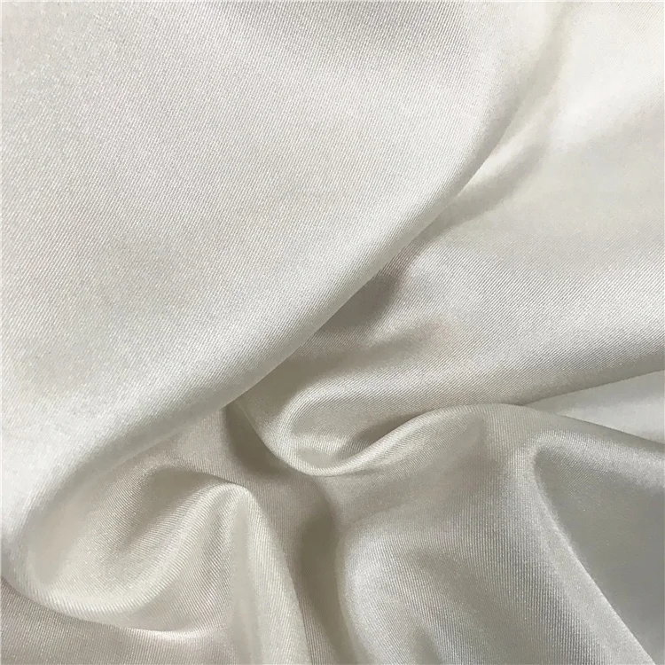 
Natural Undyed White Twill Fabrics Batik 12mm Silk Twill Fabric for dyeing 