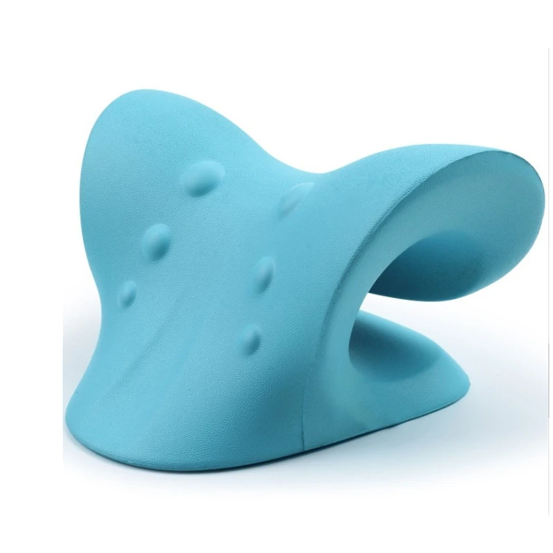 PU Elastic memory foam Cervical Traction Device Neck and Shoulder Relaxer Spine Corrector Neck Stretcher Pillow Neck Pain Relief