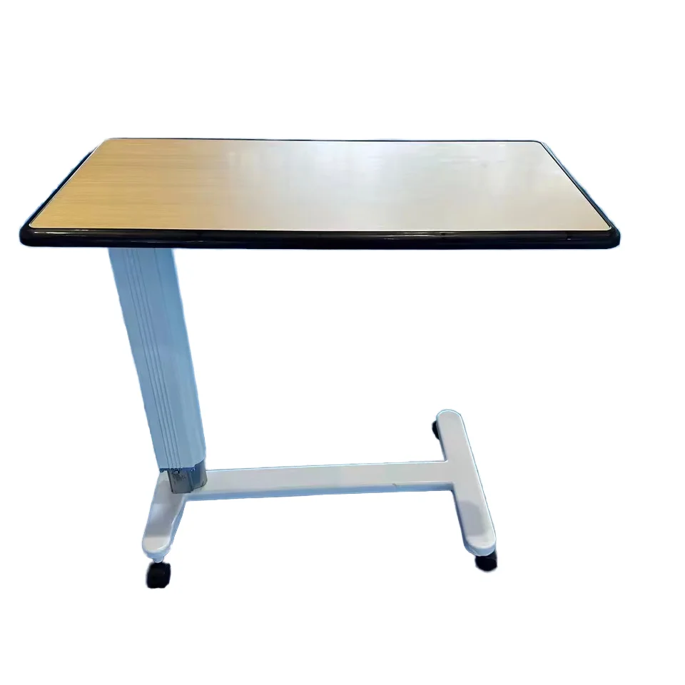 multi-function home office portable movable height adjustable bedside table overbed table hospital with wheel bedroom