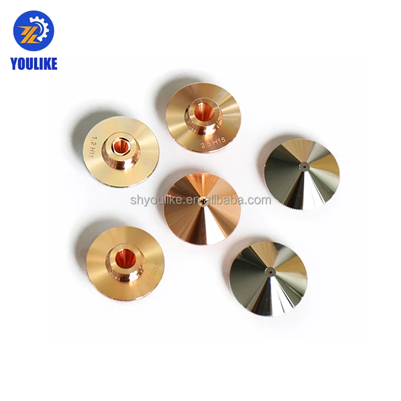 Youlike High Quality Compatible Raytools parts D32mm M14, H15mm  Laser nozzle for Empower fiber laser cutting head