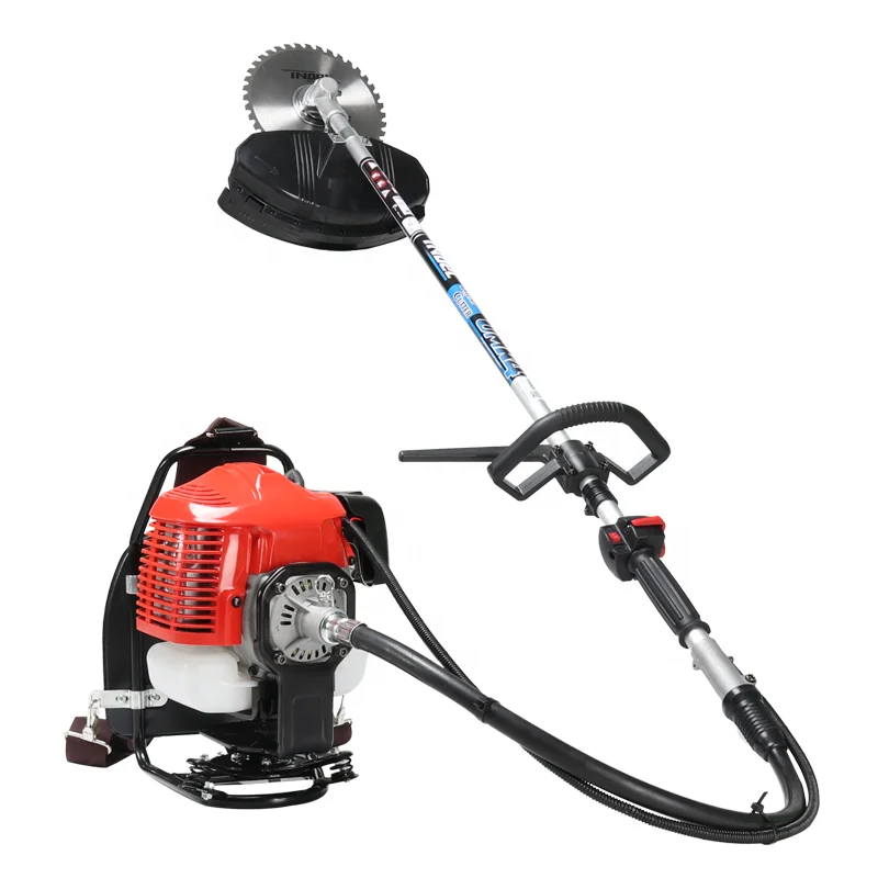 INDEL High quality petrol manual hand push Brush Cutter / Grass Trimmer BG430S/TU43