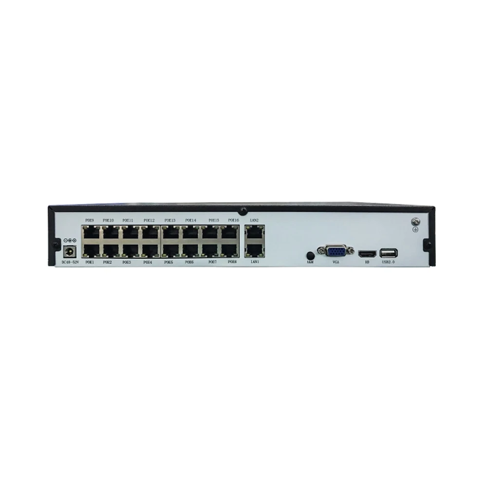 H.265/ H.264 Dual-stream 1080P/5MP/8MP Full HD Output Network Video Recorder 4ch/8ch POE NVR
