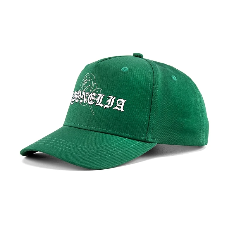 Popular Design Unisex Fashion Custom Embroidery Logo 5 Panel Sports Hats Curved Brim Baseball Cap