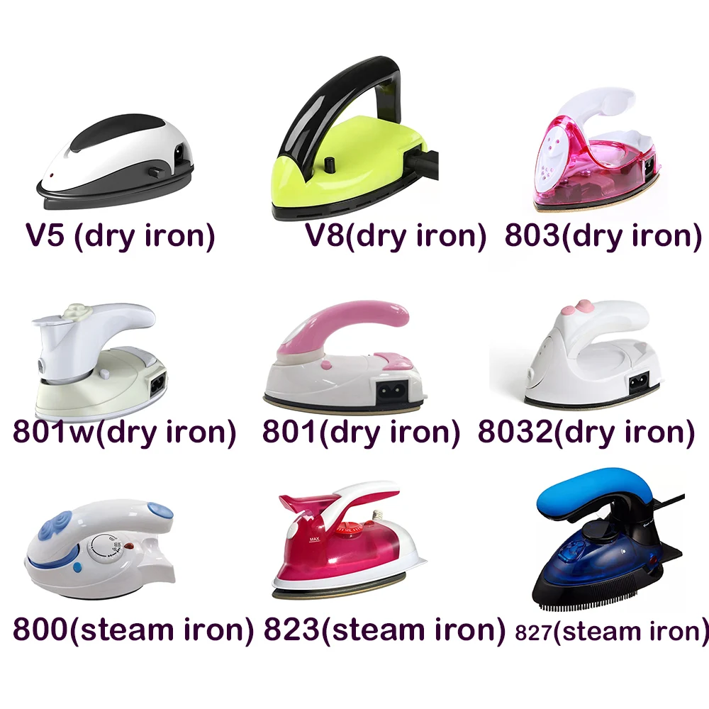hotsale dual voltage small travel iron mini steam iron garment steamer