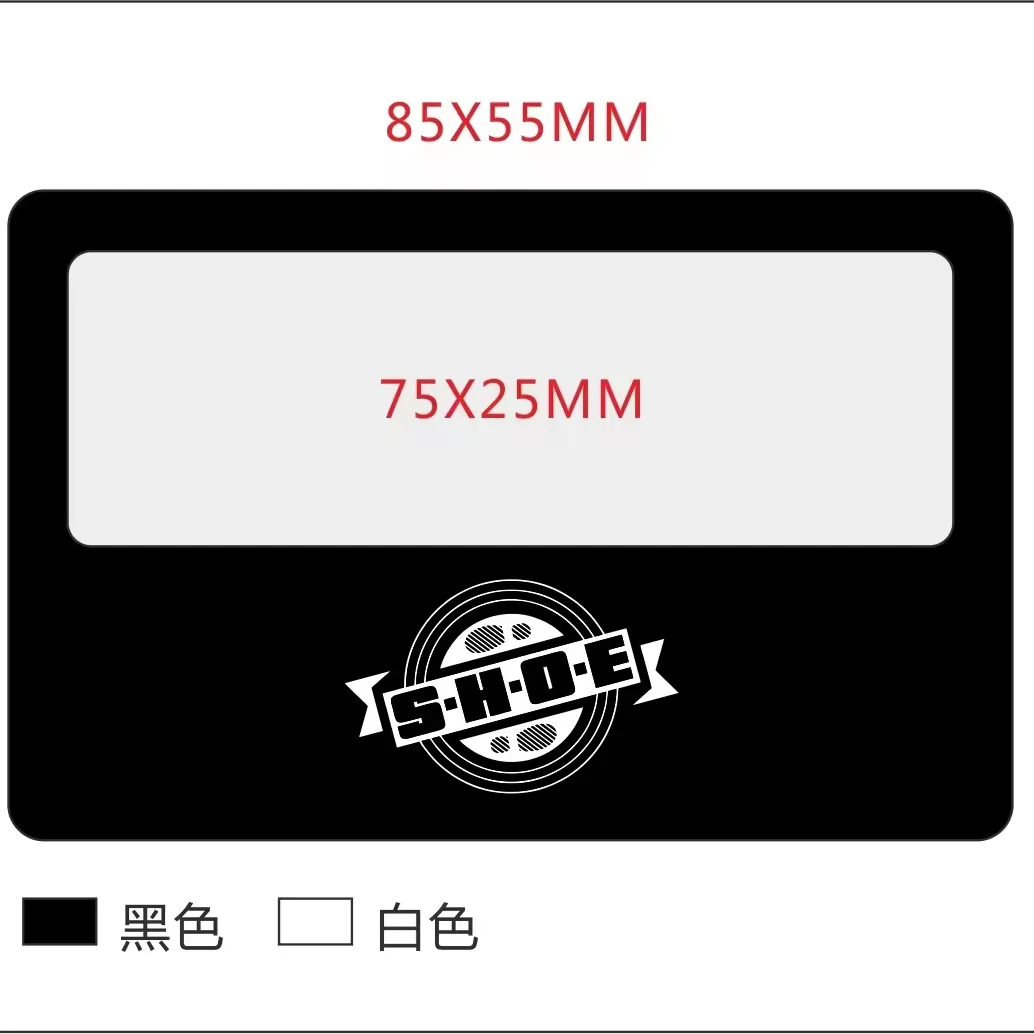 3X pvc magnifying glass/magnifier card