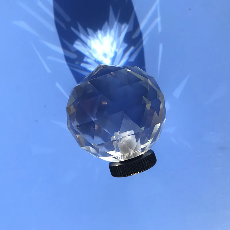 Wholesale Crystal Ball Prisms Crystal glass prism balls with screws for DIY photography work