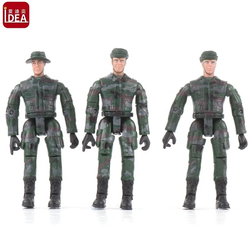 hot sale cheap price children  small plastic military toy kits soldier and military vehicle set toys