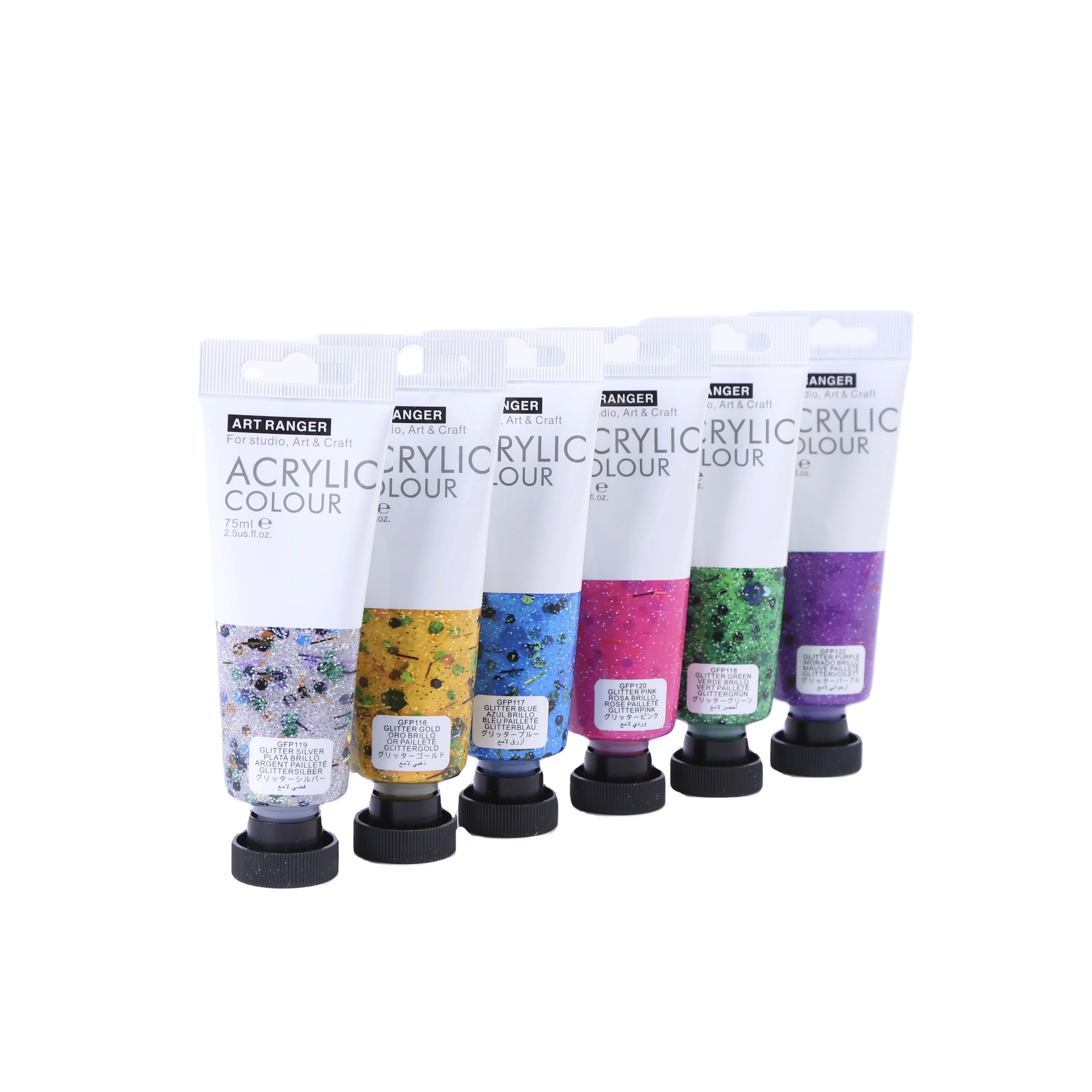 Art Ranger акриловая краска, набор цветов, металлическая акриловая краска 22 мл * 8 видов цветов