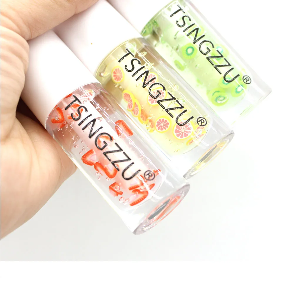 Private logo custom-made fruit transparent lip oil lip gloss moisturizing