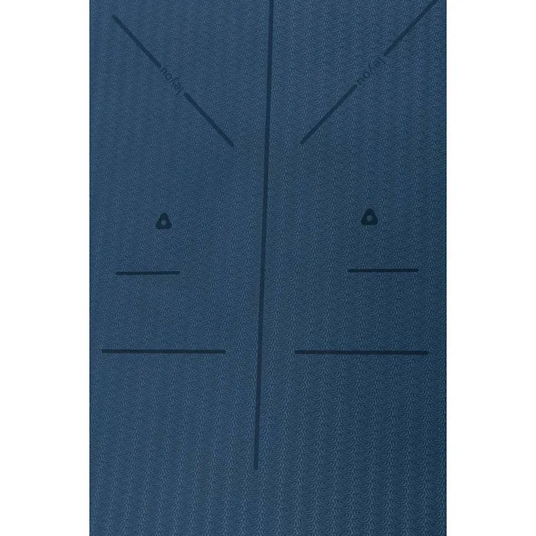 Eco Friendly Organic Blue TPE OEM Yoga Mat 6mm Anti Slip Non-slip Double Layer Tpe Yoga Mat