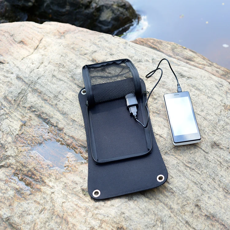 6.5w Portable Battery 3.7V Solar Panel Charger 5V Power USB Solar Panel Power Bank Outdoor Hiking Camping Battery Charger