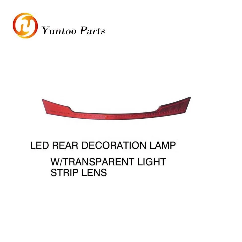 Auto bus LED rear decoration lamp with white light back decoration board