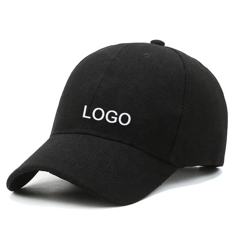 USA High Quality Printing logo baseball caps and hats unisex 100% polyester/cotton piping running hat custom outdoor sports caps