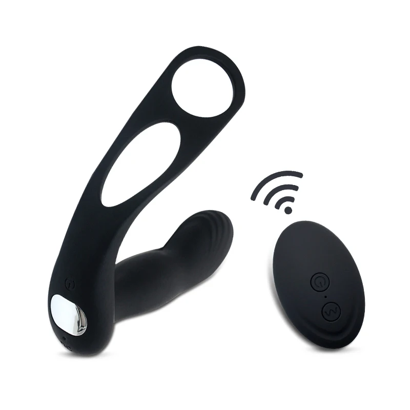 Black Silicone Dildo Vibrator for Women Big Vibration Anal Plug with Remote Control USB Power Sex Toy