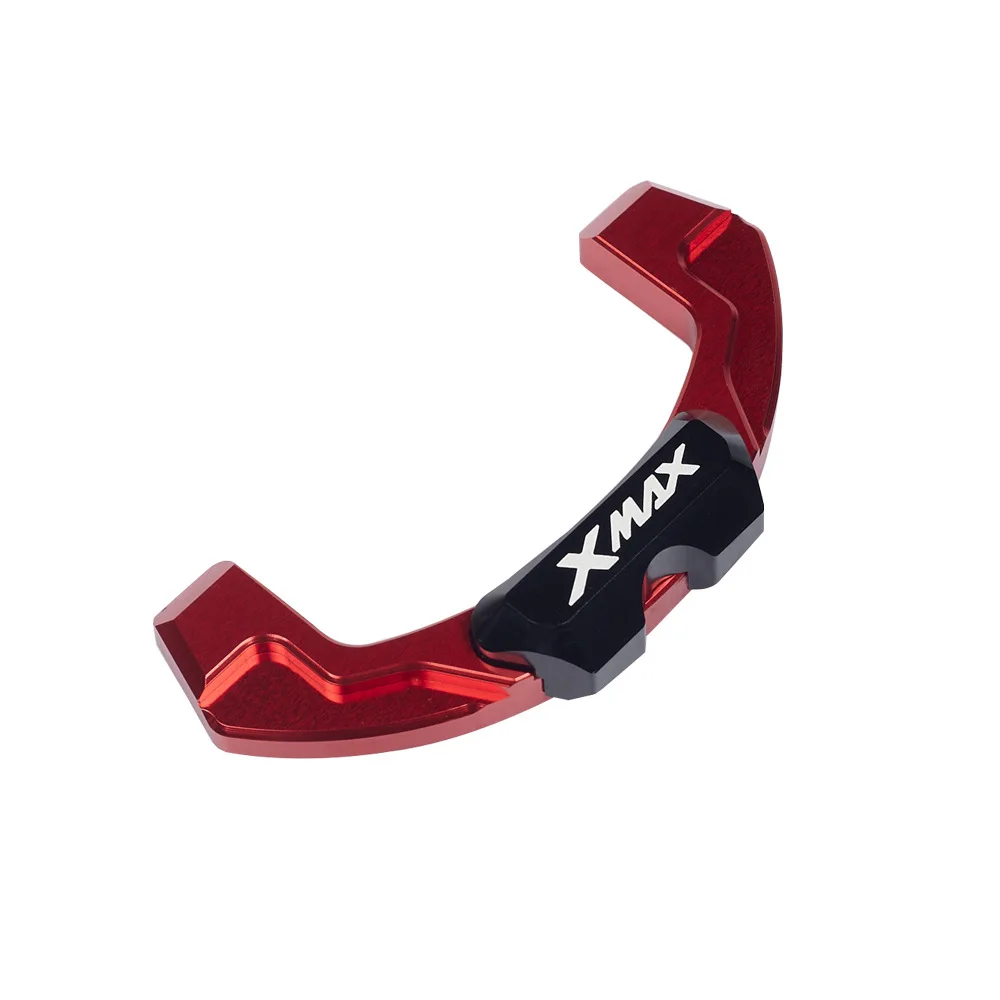 CNC Aluminium Alloy Motorcycle Electric Door Lock Decorative Cover For XMAX200 XMAX300 2017-2019