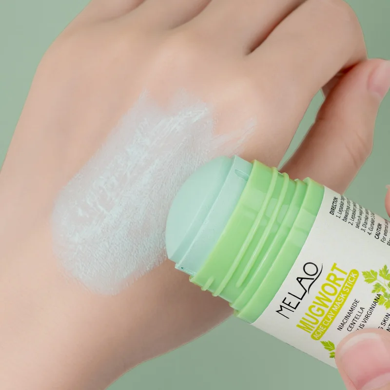 Custom Face And Body Reduce Blackheads Pore Cleaning NatureTreatment Mugwort Acne Clay Mask