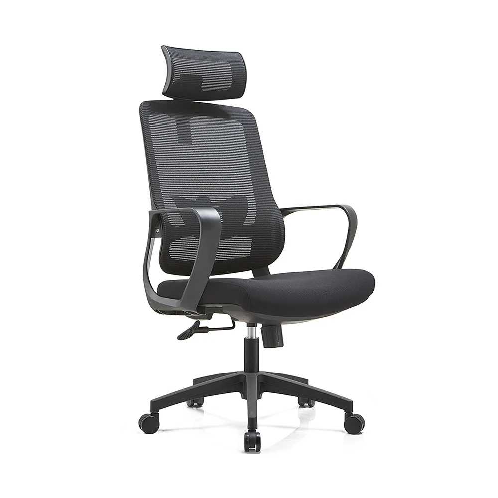 High back executive office computer mesh chair swivel bank chair sillas de oficina