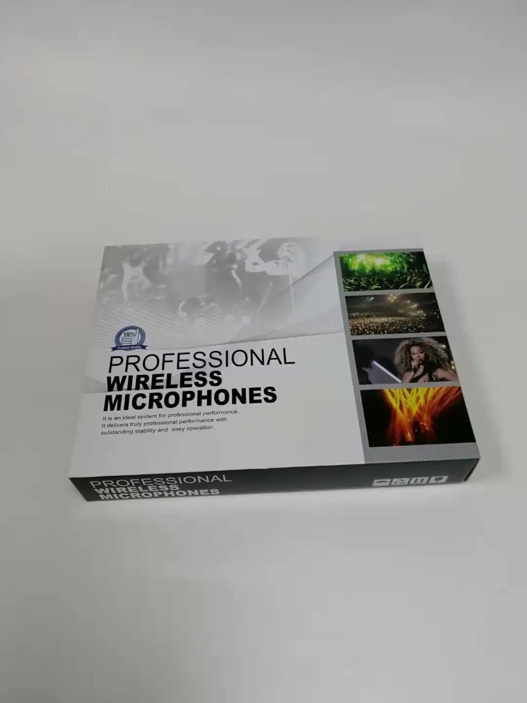  Профессиональный беспроводной Динамический Ручной микрофон для караоке VHF передатчик J.I.Y V2 с цифровым