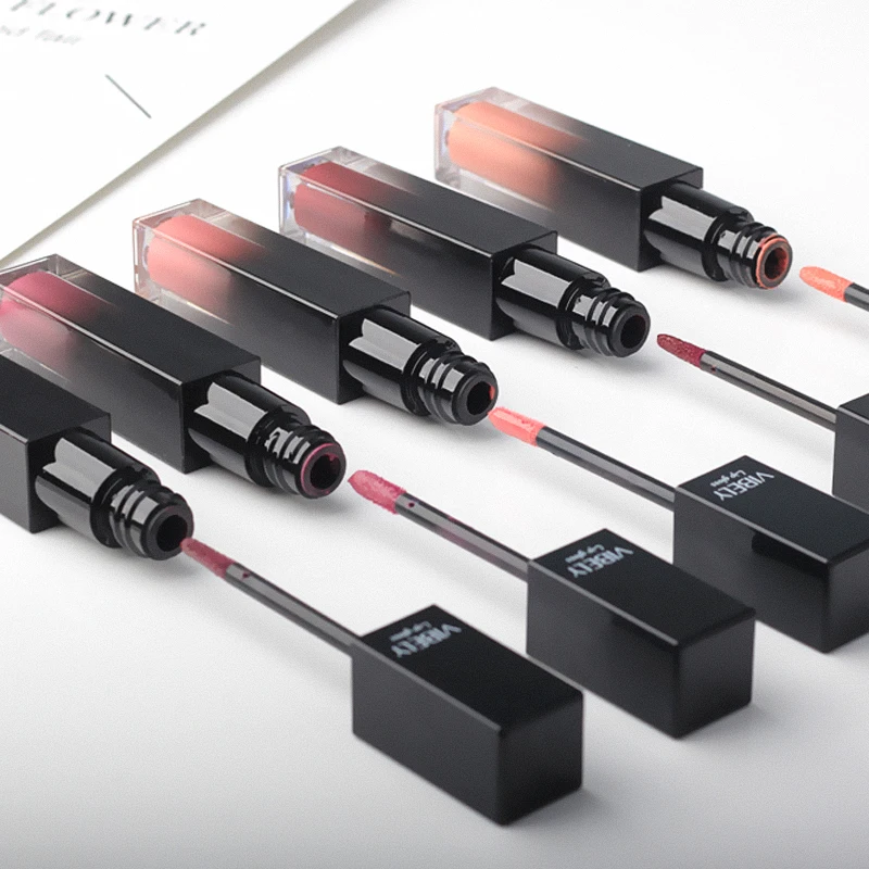 Идеальная упаковка в тюбик для фирменной марки, Блестящий глянцевый блеск для губ, блеск для губ