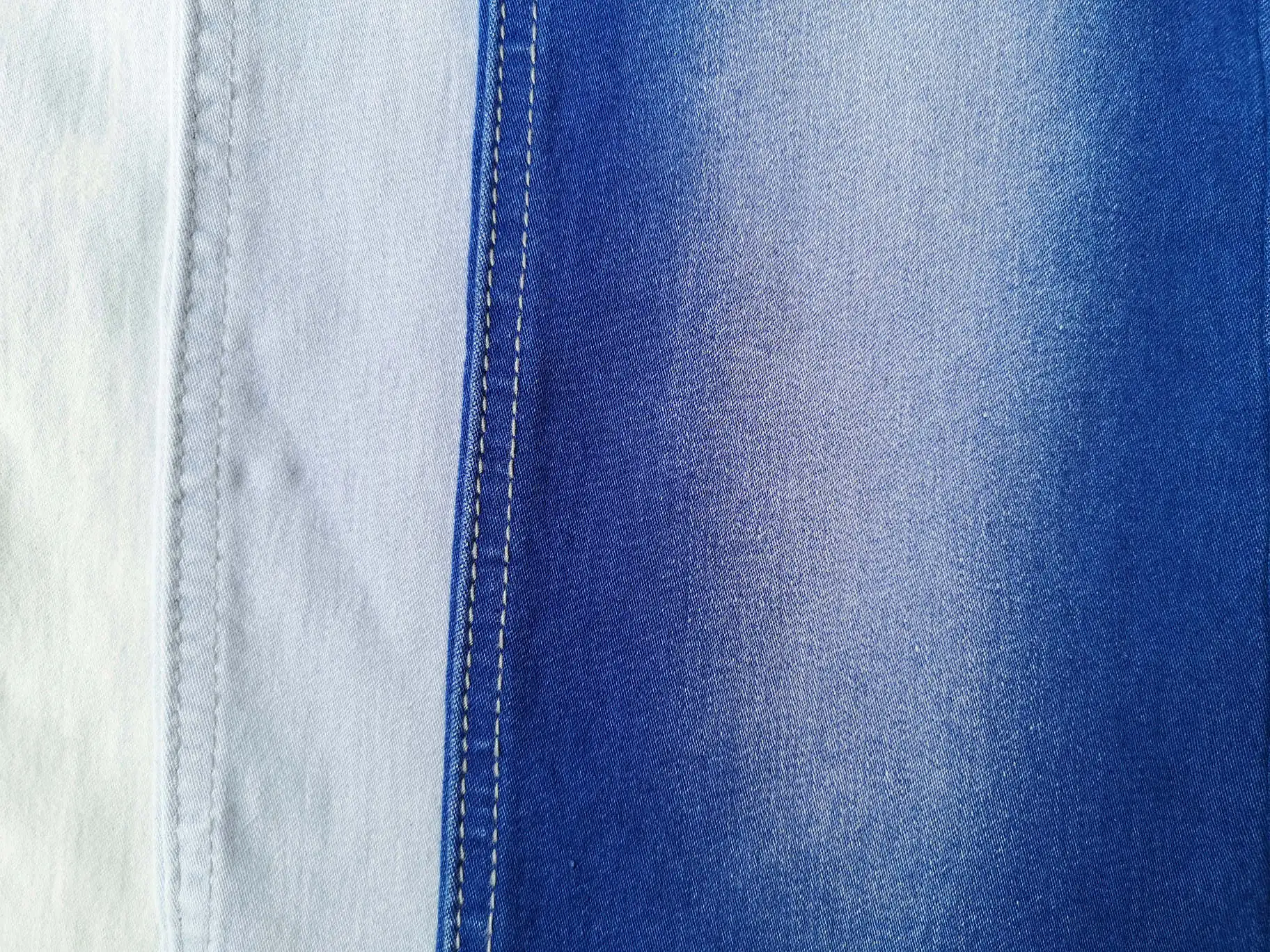 227 Satin cotton polyester spandex young ladies sexy light weight color denim ripped skinny jeans fabric