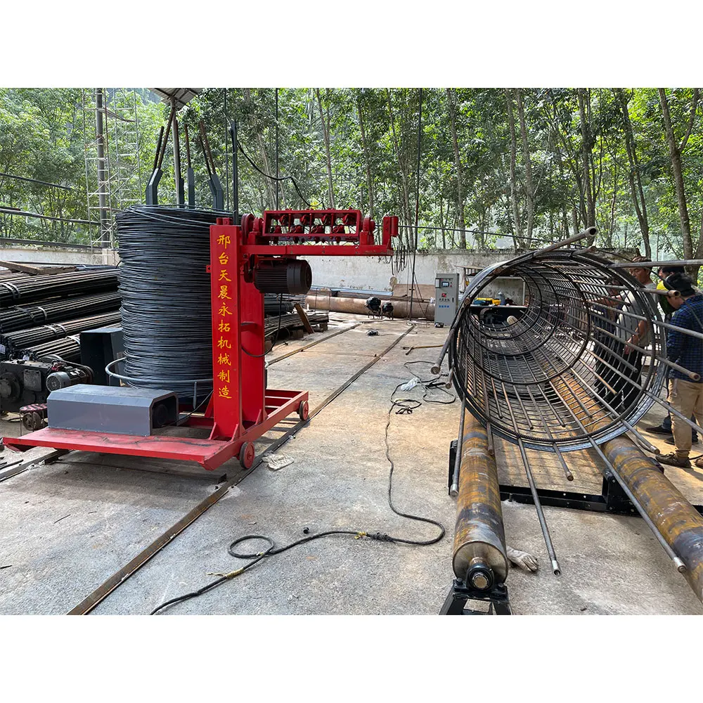 TCYT Reinforcing Roll Cage Welding Machine, Reinforcing Cage Rebar Welded Machine for Pile Welding Manipulator Steel Rebar 2.2KW
