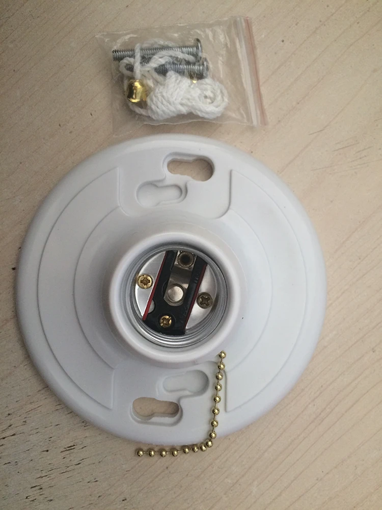 Mounting Plates Cord Bakelite Lamp holder with zipper